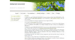 Desktop Screenshot of bremard-baradez.com